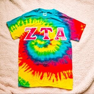 ZTA Zeta Tau Alpha Lettered T-shirt in size SMALL